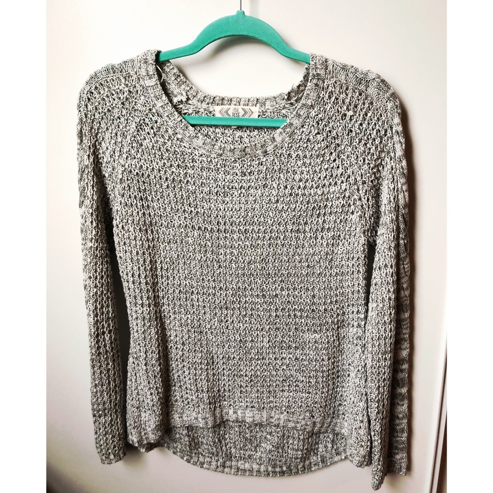 Pink Rose Knit Sweater